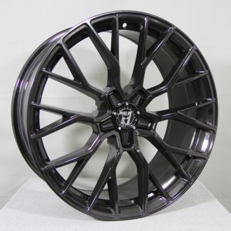 WOLFSBURG MUNICH BLK (musta) 19"x8,5" 5x112 ET40 KR72,6 (Sopii mm: Audi, MB, Seat, Skoda, VW)