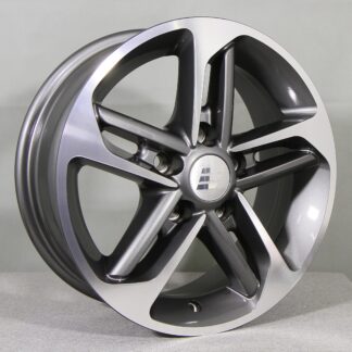 MAK HYMER ANT/POL (harmaa/kiiltävä) 15"x6" 5x112 ET30 KR66,5 (Sopii mm: Peräkärry)