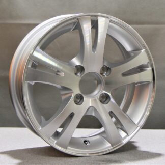 L151 SLV/POL (hopea/kiiltävä) 13"x5" 4x100 ET30 KR57,1 (Sopii mm: Peräkärry) Huom! 2 kpl