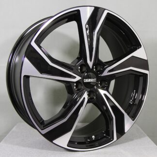 DEZENT KB BLK/POL (musta/kiiltävä) 19"x8" 5x108 ET45 KR63,4 (Sopii mm: Ford, Volvo)