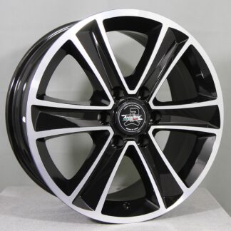 ARCASTING MAMMUT BLK/POL (musta/kiiltävä) 18"x8" 6x130 ET50 KR84,1 (Sopii mm: MB Sprinter, VW Crafter)