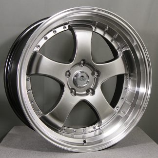 FORZZA FLAMBER GREY/POL (harmaa/kiiltävä) 19"x9,5" ET25 + 8,5" ET30 5x120 KR74,1 (Sopii mm: BMW)