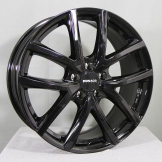 MONACO CL2 BLK (musta) 19"x8" 5x112 ET45 KR57,1 (Sopii mm: Audi, Seat, Skoda, VW)