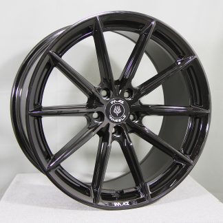 IMAZ FF40 BLK (musta) 19"x9,5" ET42 + 8,5" ET38 5x112 KR74,1 (Sopii mm: Audi, MB, Seat, Skoda, VW)