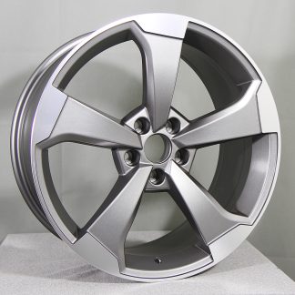 CARBONADO TWISTER ANT/POL (harmaa/kiiltävä) 19"x8,5" 5x112 ET30 KR66,5 (Sopii mm: Audi, MB, Seat, Skoda, VW)